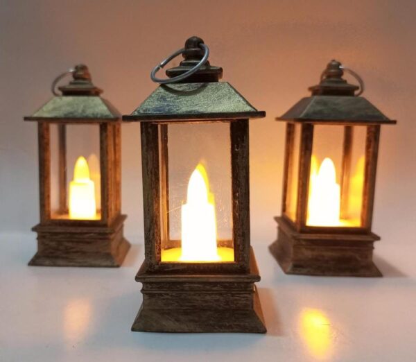 Elegant Mini Candle Lamp, Pack of 3