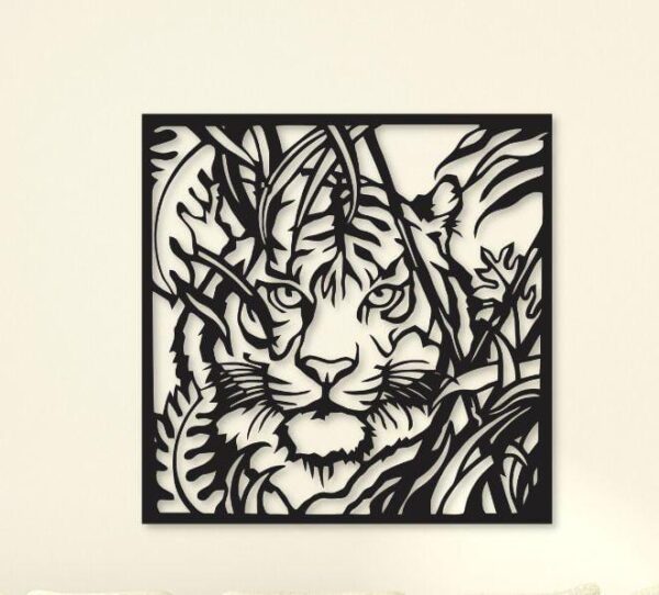 MDF Tiger Design Wall Art Upgrade Your House With This Beautiful Wall Decoration Product Details:Material: MDF Product Type: Wall Art Size: 16 x 16 Inches Product Details: Sharp, and Vibrant. Ready to Hang Thickness: 3mm Package Includes: 1 x Wall Hanging Zefrai Home Decor Decoration Items Wall Art