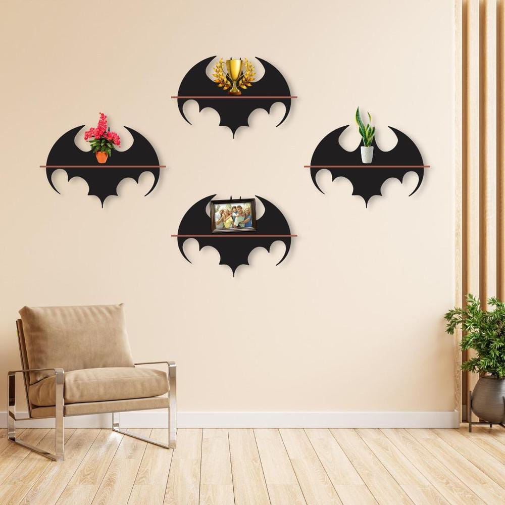 Batman Wall Hanging Shelves, Pack of 4 Upgrade Your House With This Beautiful Wall Decoration Material: MDF Product Type: Wall Art Size: 7 Inches Each Product Details: Sharp, and Vibrant. Ready to Hang Thickness: 3mm Package Includes: 4 x Wall Hanging Zefrai ZEFRAI Wall Art Home Decor Calligraphy Frames Decoration items Decoration Decoration Brand Decoration piece Stylish Wall Art