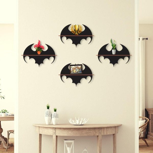 Batman Wall Hanging Shelves, Pack of 4 Upgrade Your House With This Beautiful Wall Decoration Material: MDF Product Type: Wall Art Size: 7 Inches Each Product Details: Sharp, and Vibrant. Ready to Hang Thickness: 3mm Package Includes: 4 x Wall Hanging Zefrai ZEFRAI Wall Art Home Decor Calligraphy Frames Decoration items Decoration Decoration Brand Decoration piece Stylish Wall Art