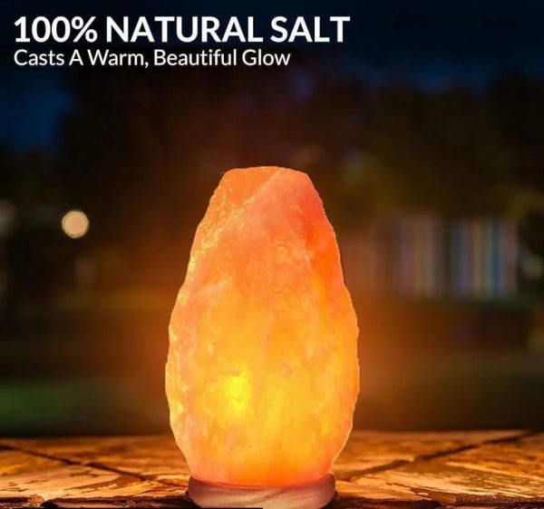 Mini Salt Decoration LED Lamp Material: Natural Salt Gives a Warm Glow, Perfect To create Ambiance At Home No. Of Pieces: 1 Pc Package Includes: 1 x Mini Salt Decoration LED Lamp