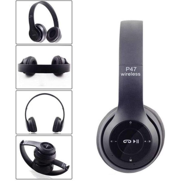 P47 Wireless Headphone Black Edition - Image 2