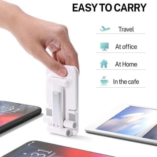 Premium & Adjustable  White Mobile Phone Holder - Image 5