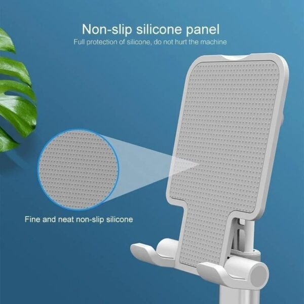 Premium & Adjustable  White Mobile Phone Holder - Image 2