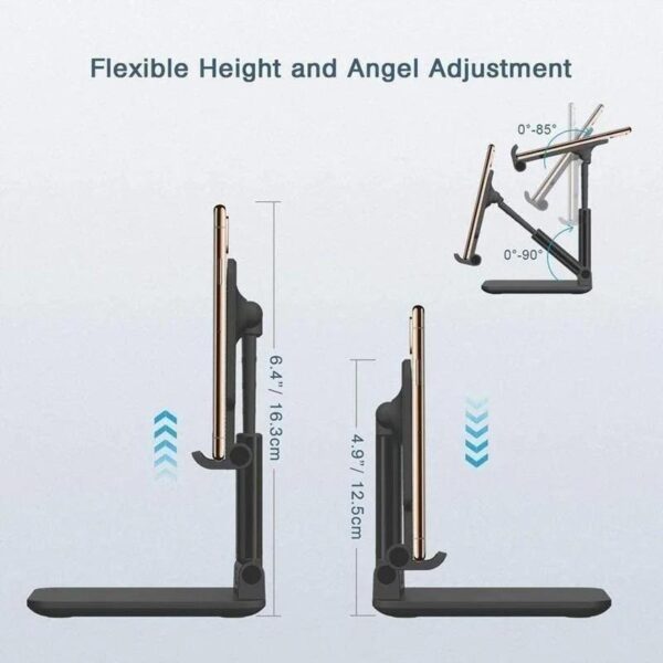 Premium & Adjustable  White Mobile Phone Holder - Image 3