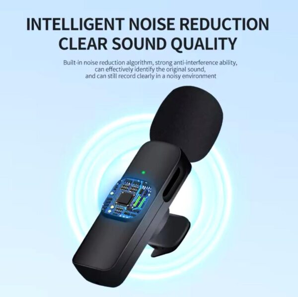 K8 Wireless 3 in 1 Noise Reduction Microphone - Image 4