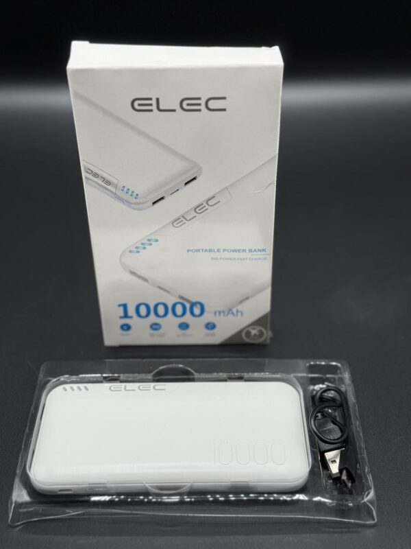 Portable Power Bank - Compact 10000mAh Fast Charging Multi-Device Charger - 3 Ports - Image 4