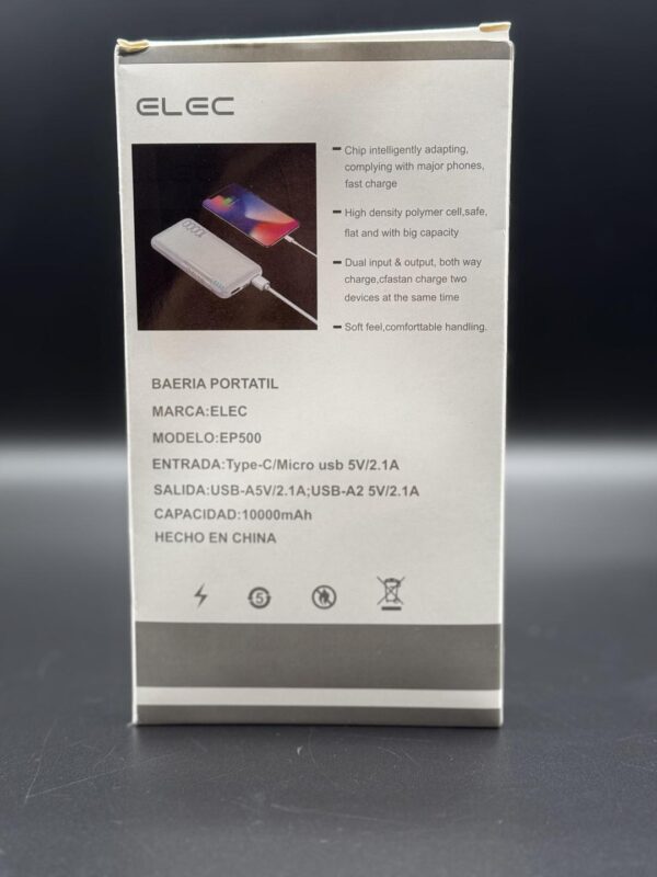 Portable Power Bank - Compact 10000mAh Fast Charging Multi-Device Charger - 3 Ports - Image 5